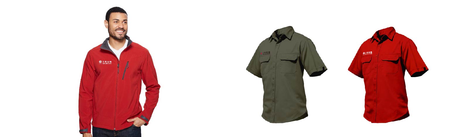 三隆齒輪-CIS企業形象設計-男性制服外套
